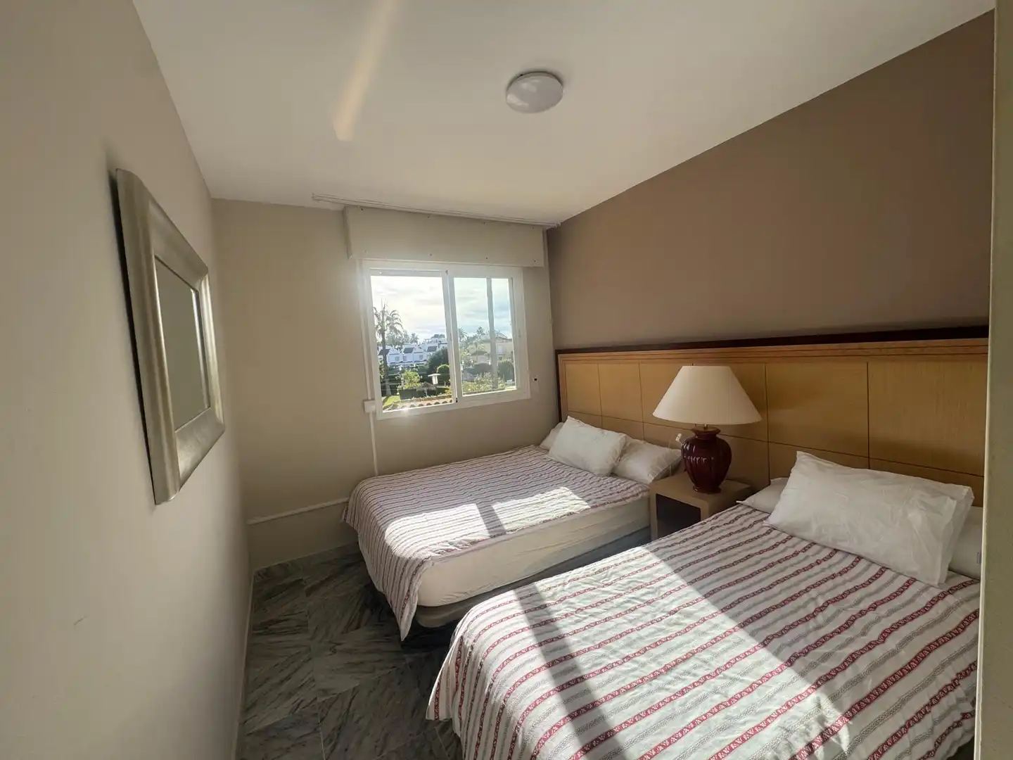 Bedroom of Flat for rent in Marbella  with Air Conditioner, Terrace and Furnished