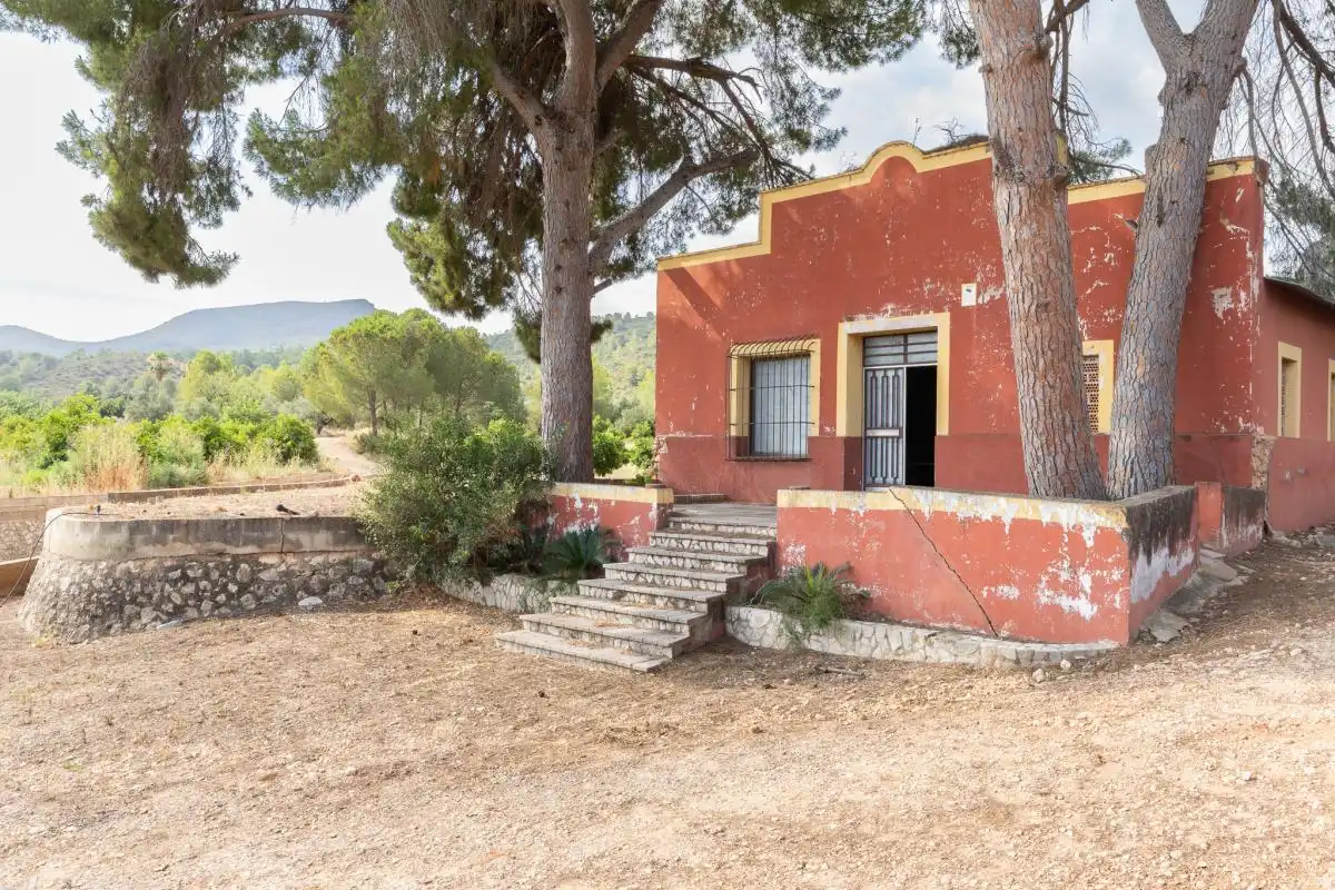 Vista exterior de Casa o chalet en venta en Montesa con Calefacción, Jardín privado y Terraza