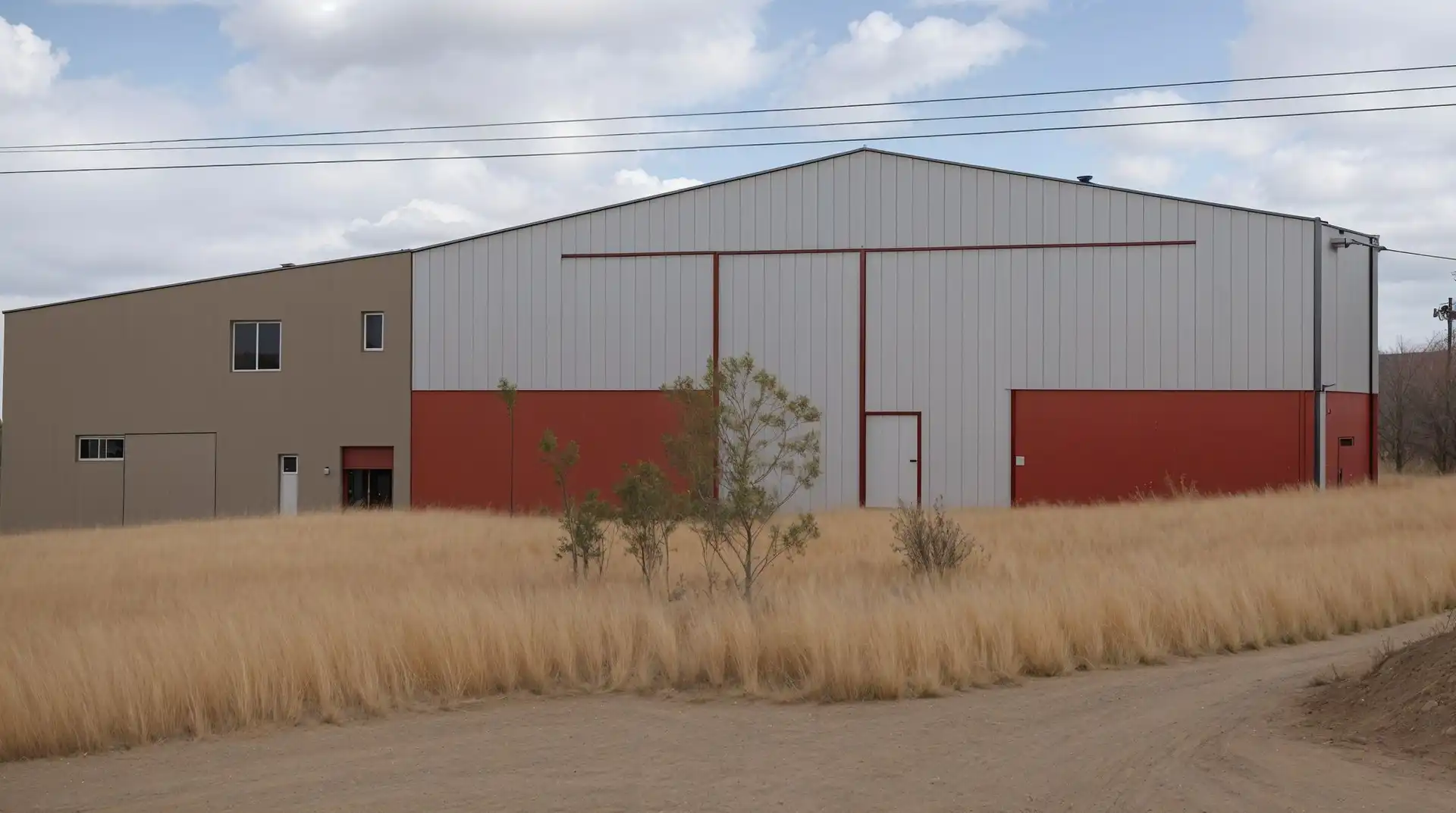 Außenansicht von Fabrikhallen zum Verkauf in Sancti-Spíritus (Badajoz)