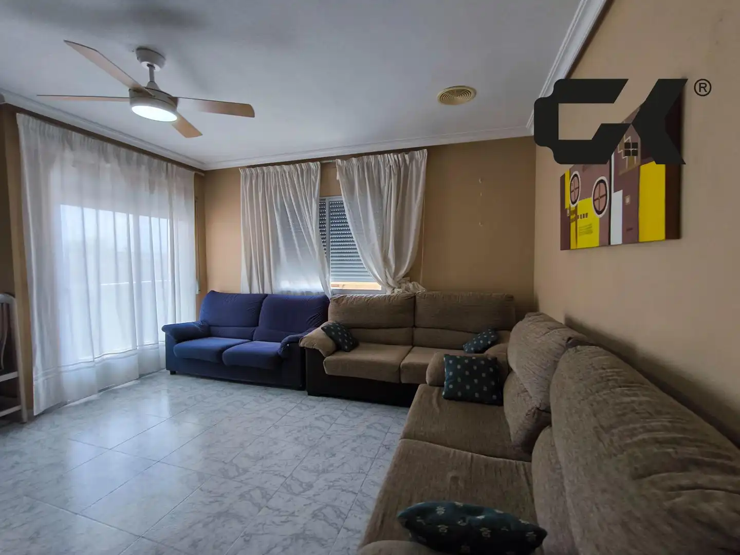 Sala de estar de Piso en venta en Torre-Pacheco con Aire acondicionado, Terraza y Balcón