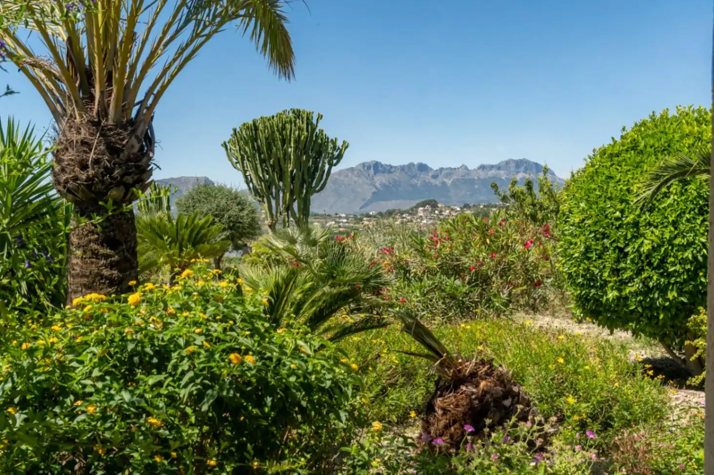 Jardín de Finca rústica en venta en Benissa con Aire acondicionado, Calefacción y Jardín privado