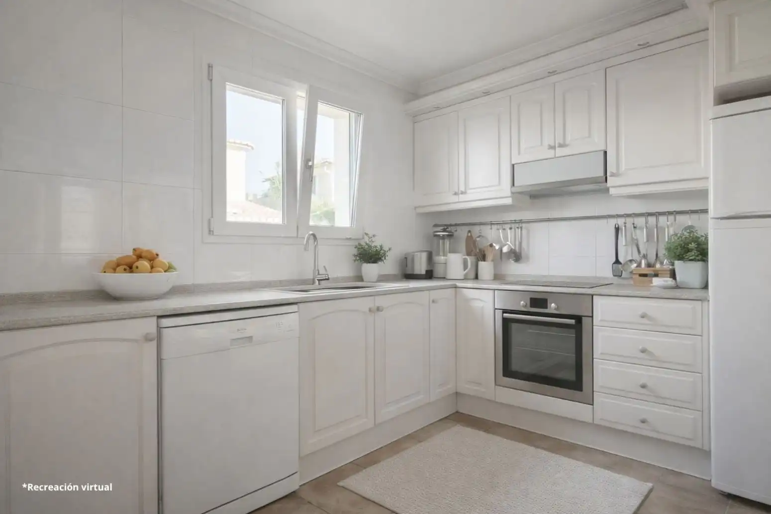 Cocina de Casa o chalet en venta en Dénia con Jardín privado, Terraza y Piscina