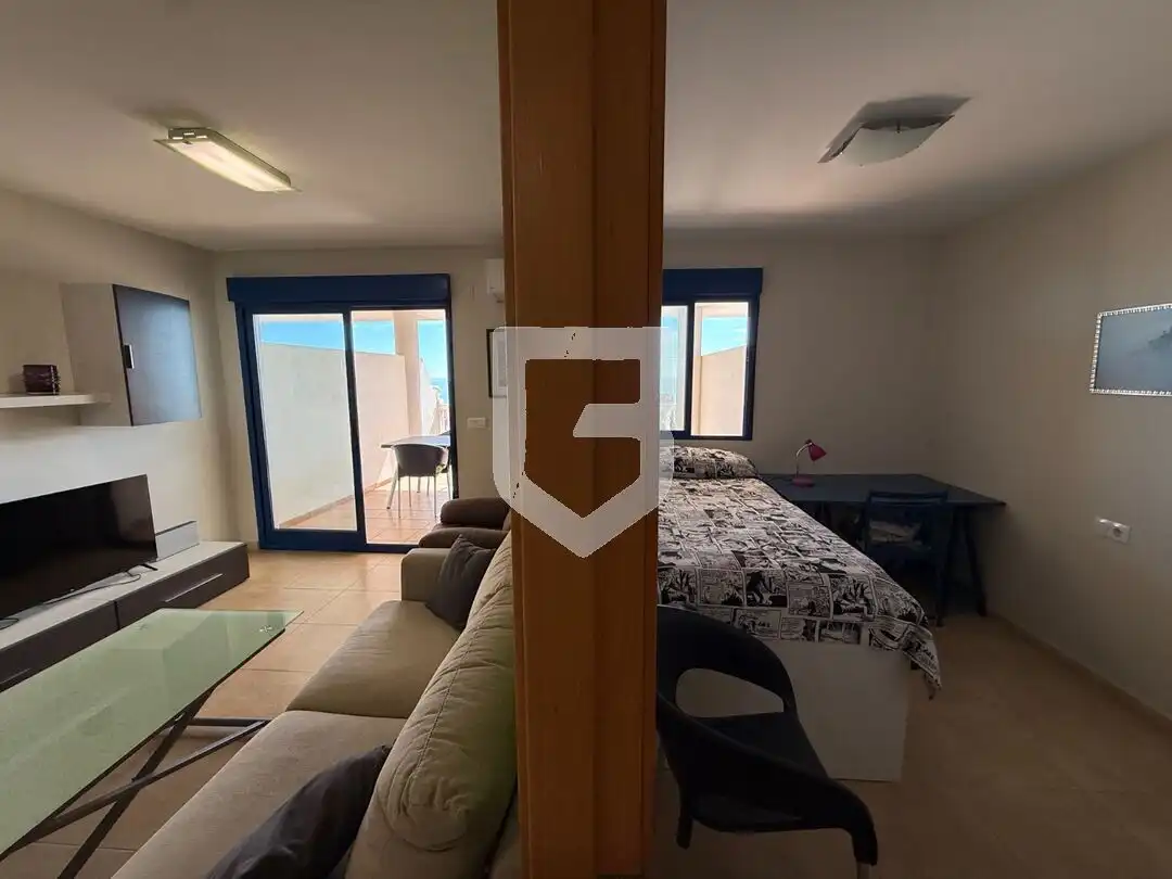 Sala d'estar de Apartament en venda en Moncofa amb Aire condicionat, Jardí privat i Terrassa