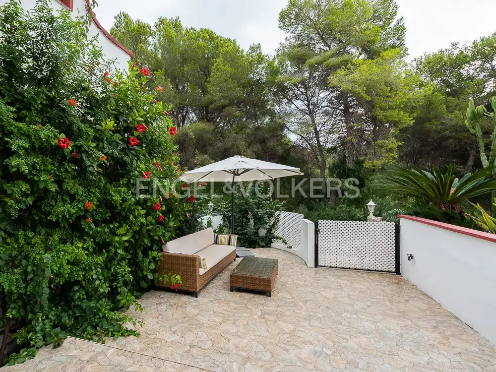 Terrace of Houses for rent in Valencia  with Air Conditioner, Heating and Private garden