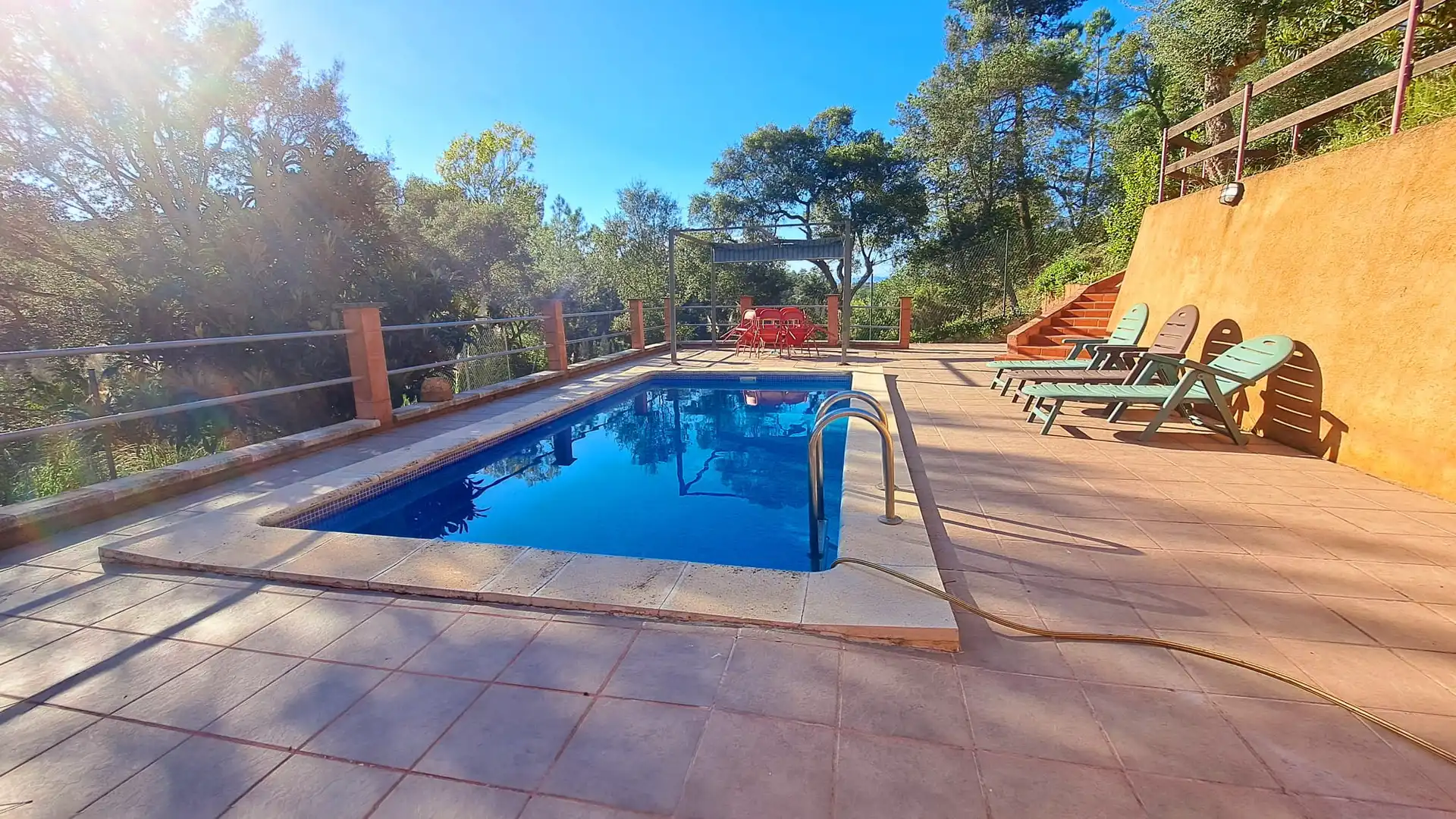 Piscina de Casa o xalet en venda en Lloret de Mar amb Calefacció, Jardí privat i Parquet