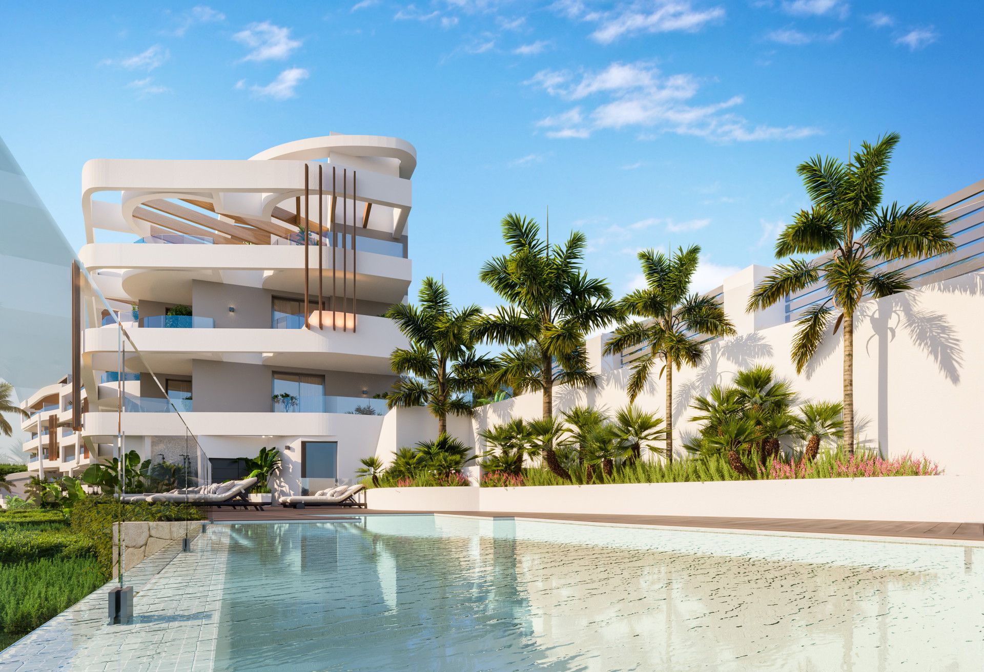 Piscina de Apartament en venda en Marbella amb Aire condicionat, Terrassa i Piscina
