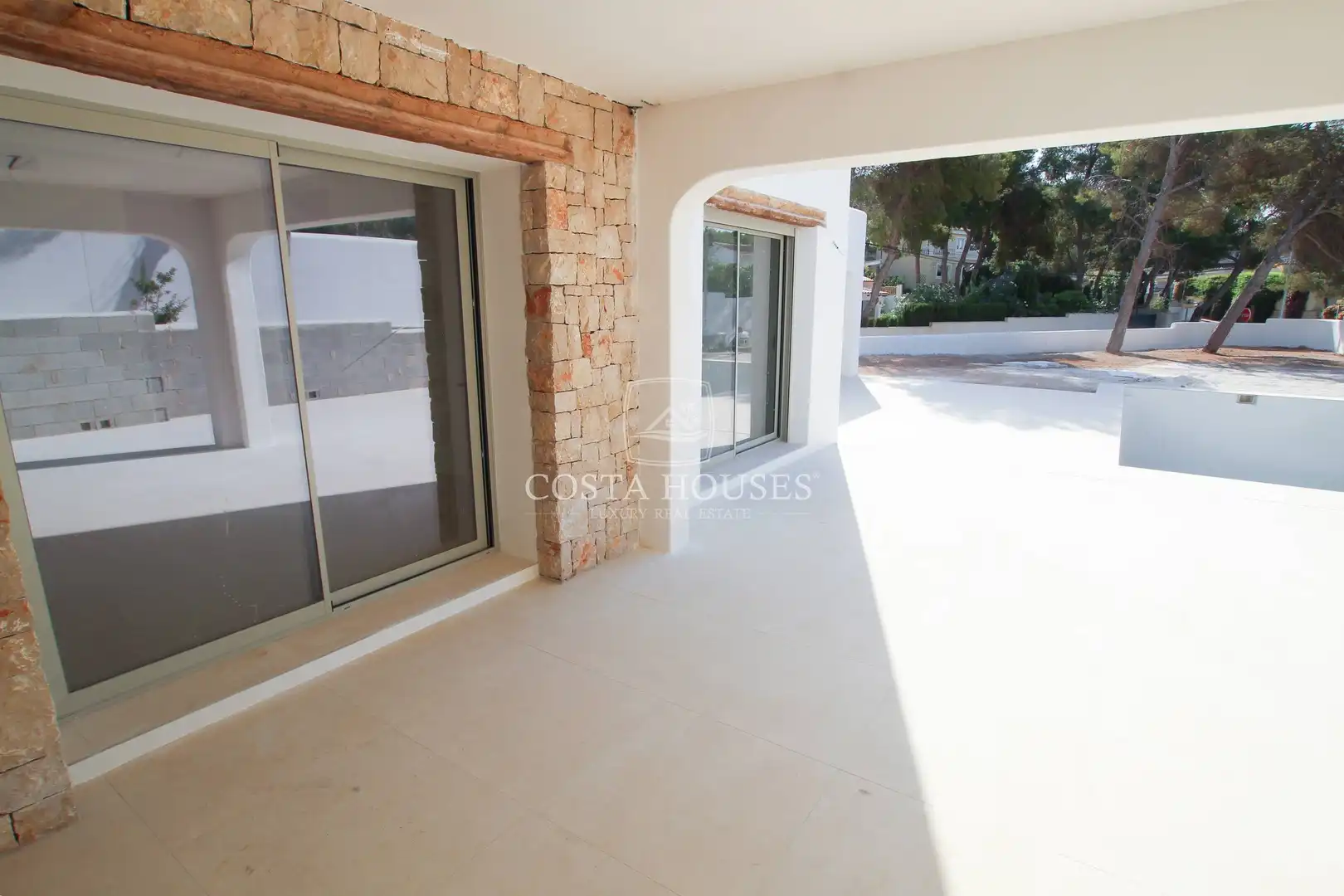 Terrassa de Casa o xalet en venda en Moraira amb Aire condicionat, Jardí privat i Terrassa