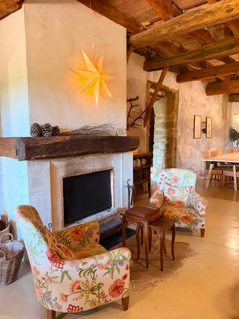 Sala de estar de Finca rústica en venta en Vilademuls