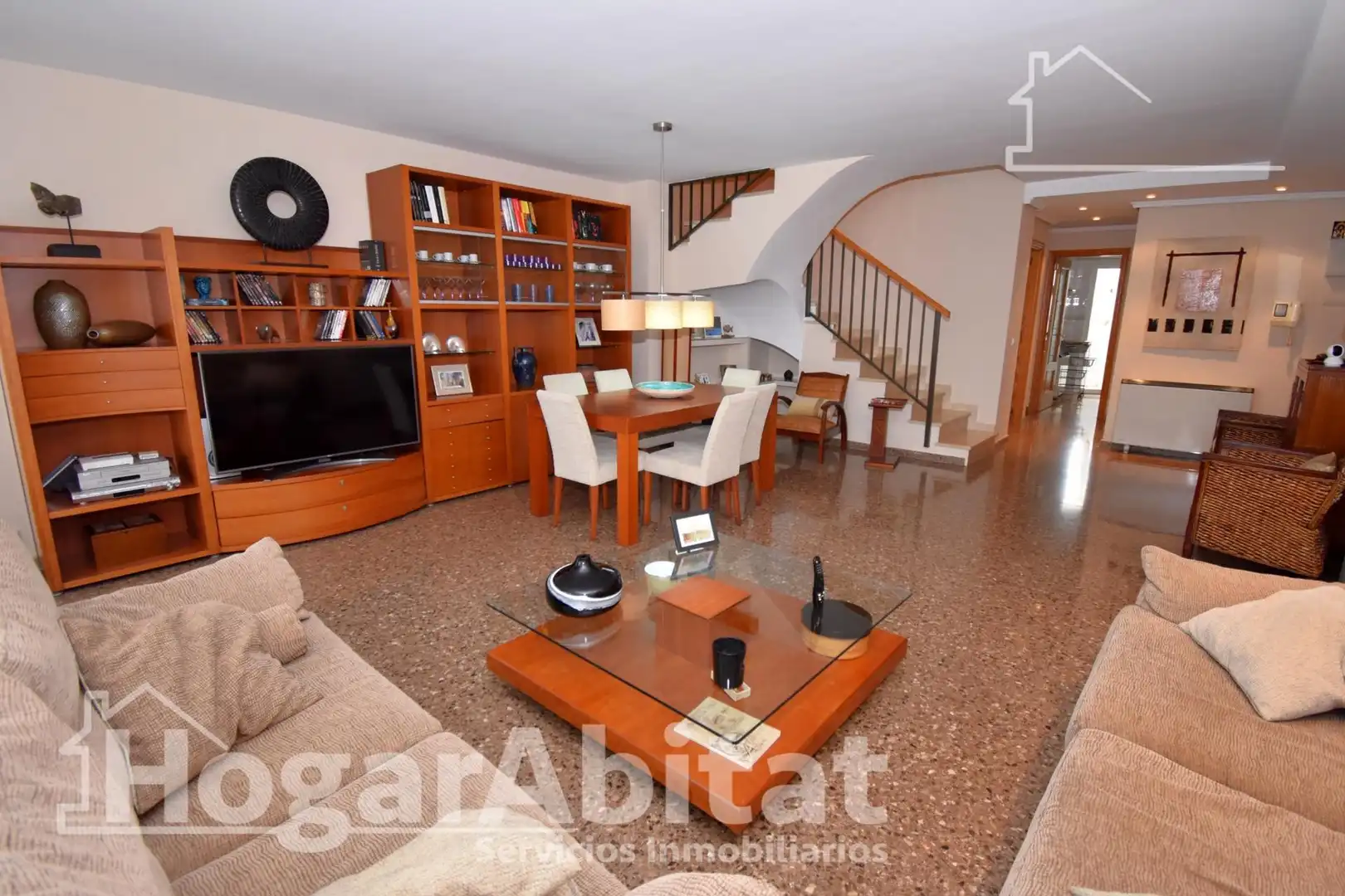 Sala de estar de Ático en venta en Beniparrell con Aire acondicionado, Calefacción y Terraza