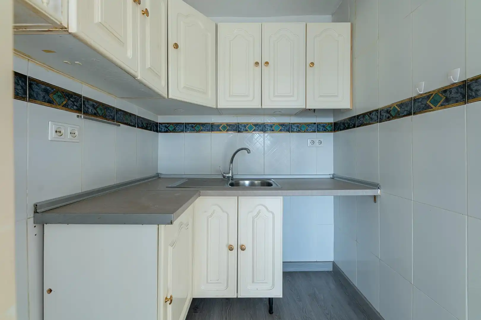 Cocina de Apartamento en venta en Benalmádena con Aire acondicionado, Calefacción y Jardín privado
