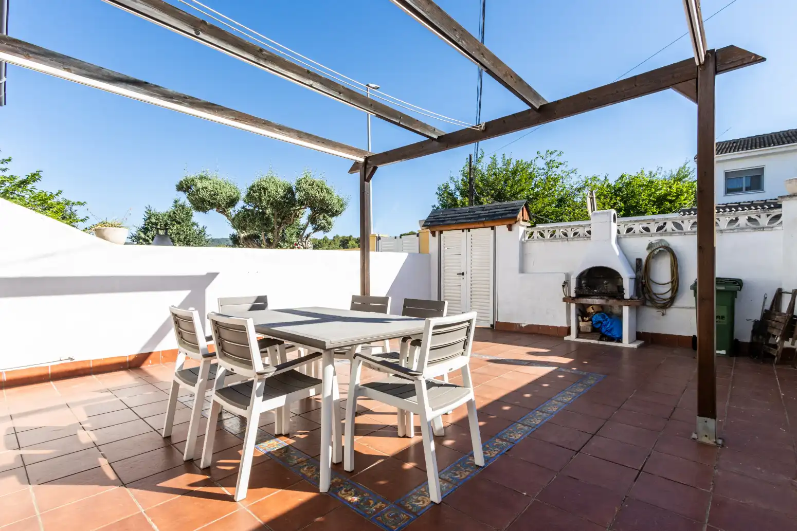 Terrassa de Casa o xalet en venda en Viladecavalls amb Aire condicionat, Calefacció i Jardí privat
