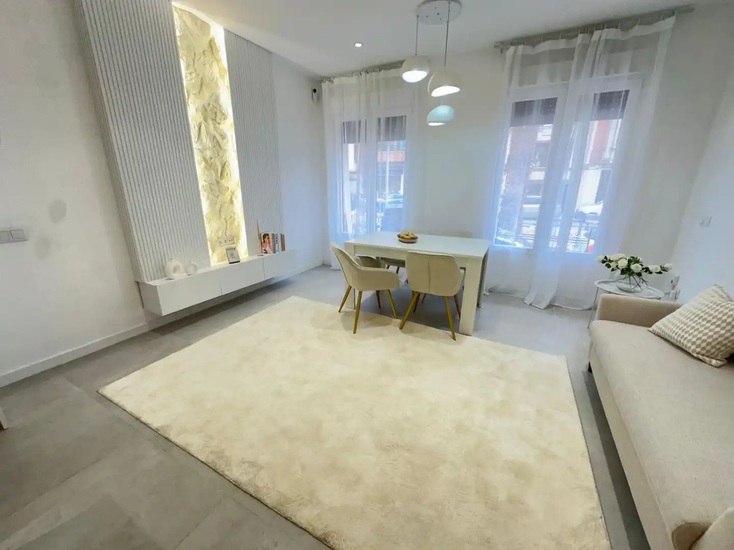 Sala de estar de Piso en venta en Castellón de la Plana / Castelló de la Plana con Terraza