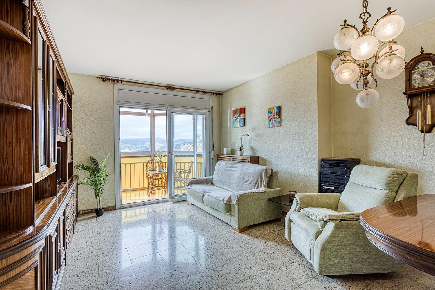 Sala de estar de Piso en venta en Igualada con Calefacción y Balcón