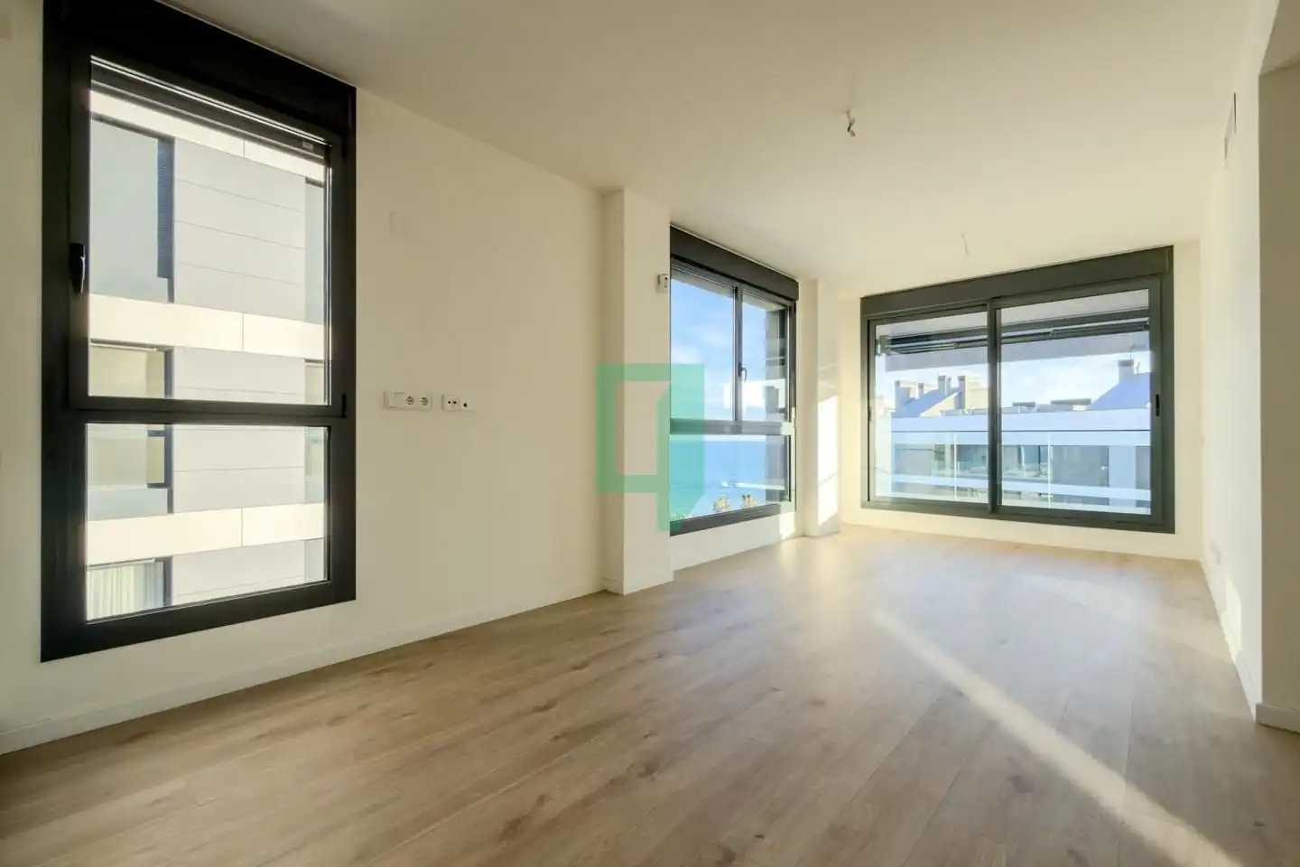 Living room of Flat for rent in Badalona  with Air Conditioner and Terrace