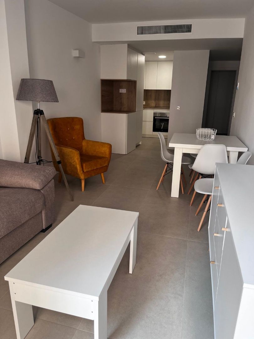 Living room of Apartment to rent in Lorca  with Air Conditioner, Heating and Furnished