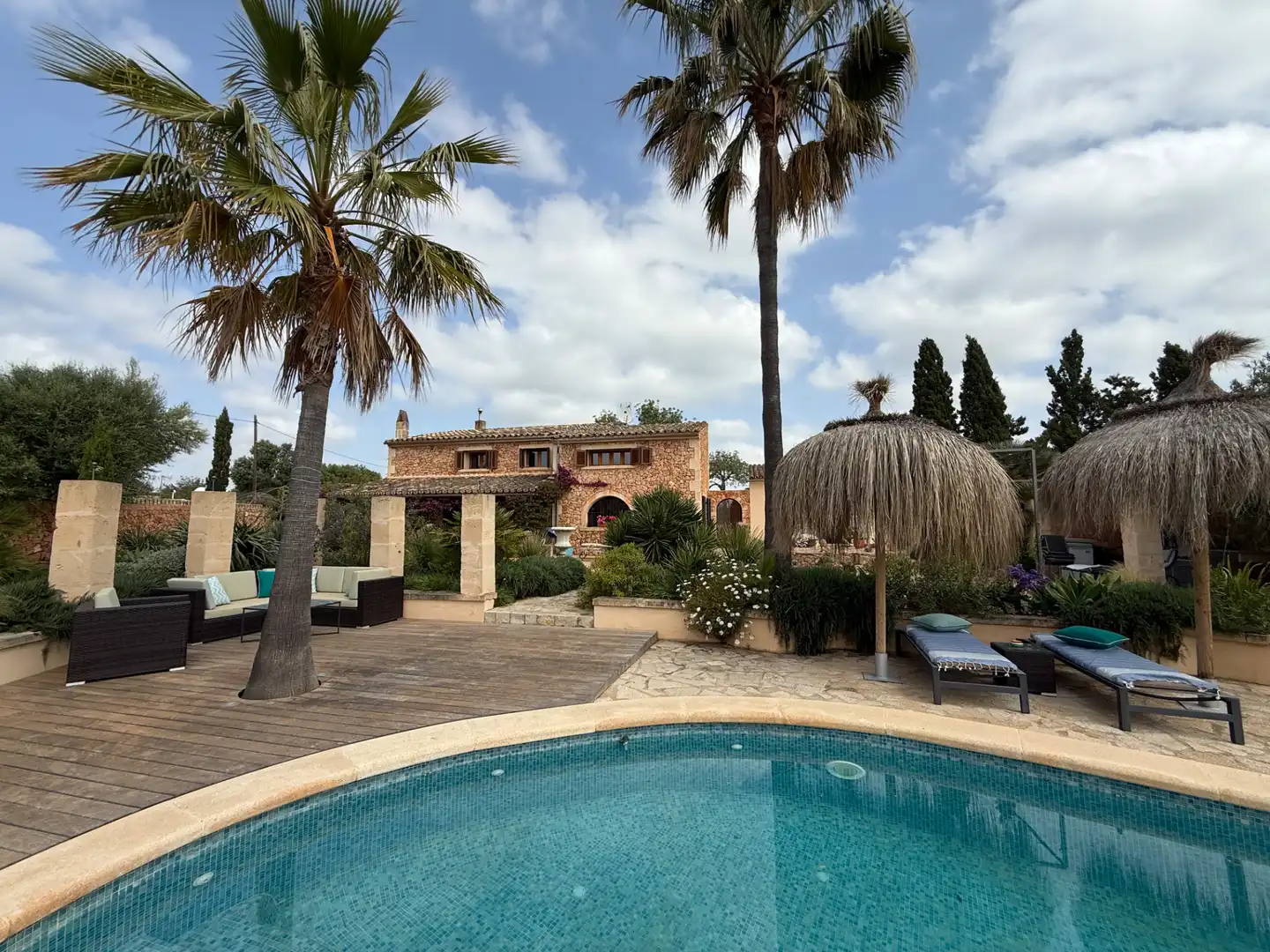 Swimming pool of Houses for sale in Llucmajor  with Air Conditioner, Heating and Private garden
