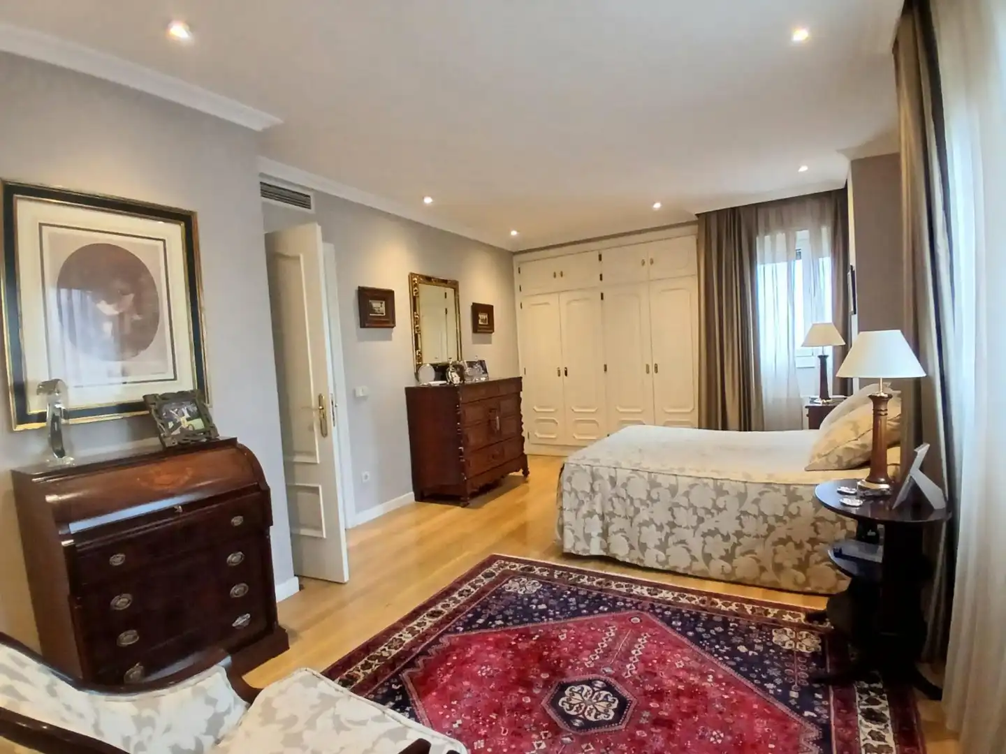Bedroom of Flat for sale in Madrid  with Air Conditioner, Heating and Private garden