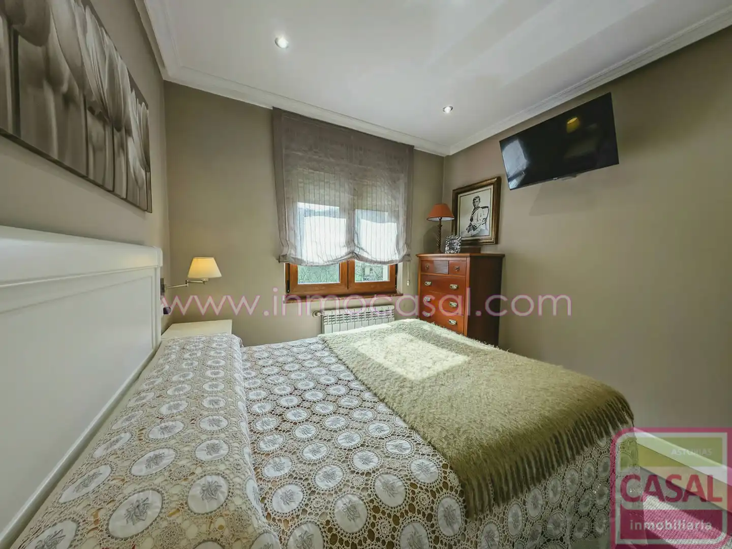 Bedroom of Houses for sale in Siero  with Heating, Terrace and Furnished
