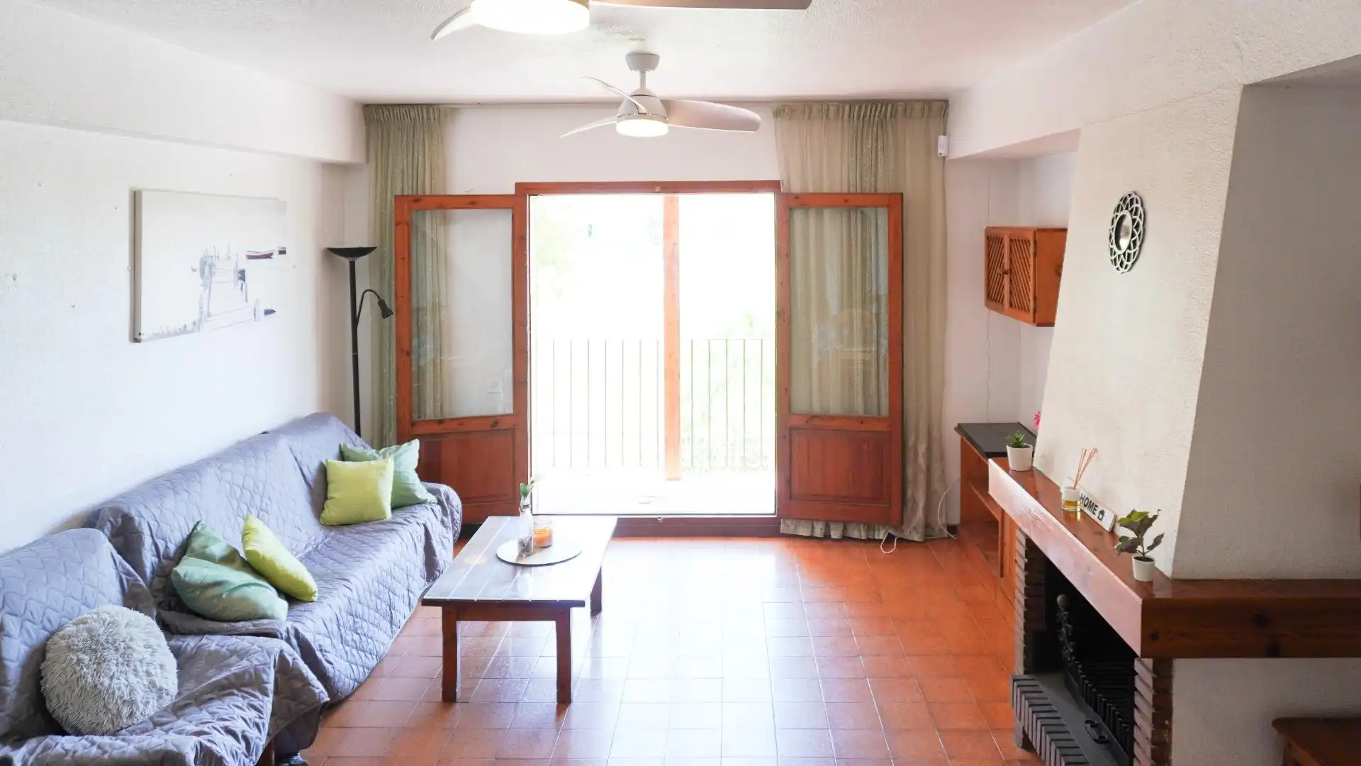 Wohnzimmer von Dachboden zum Verkauf in El Puig de Santa Maria mit Privatgarten, Terrasse und Balkon