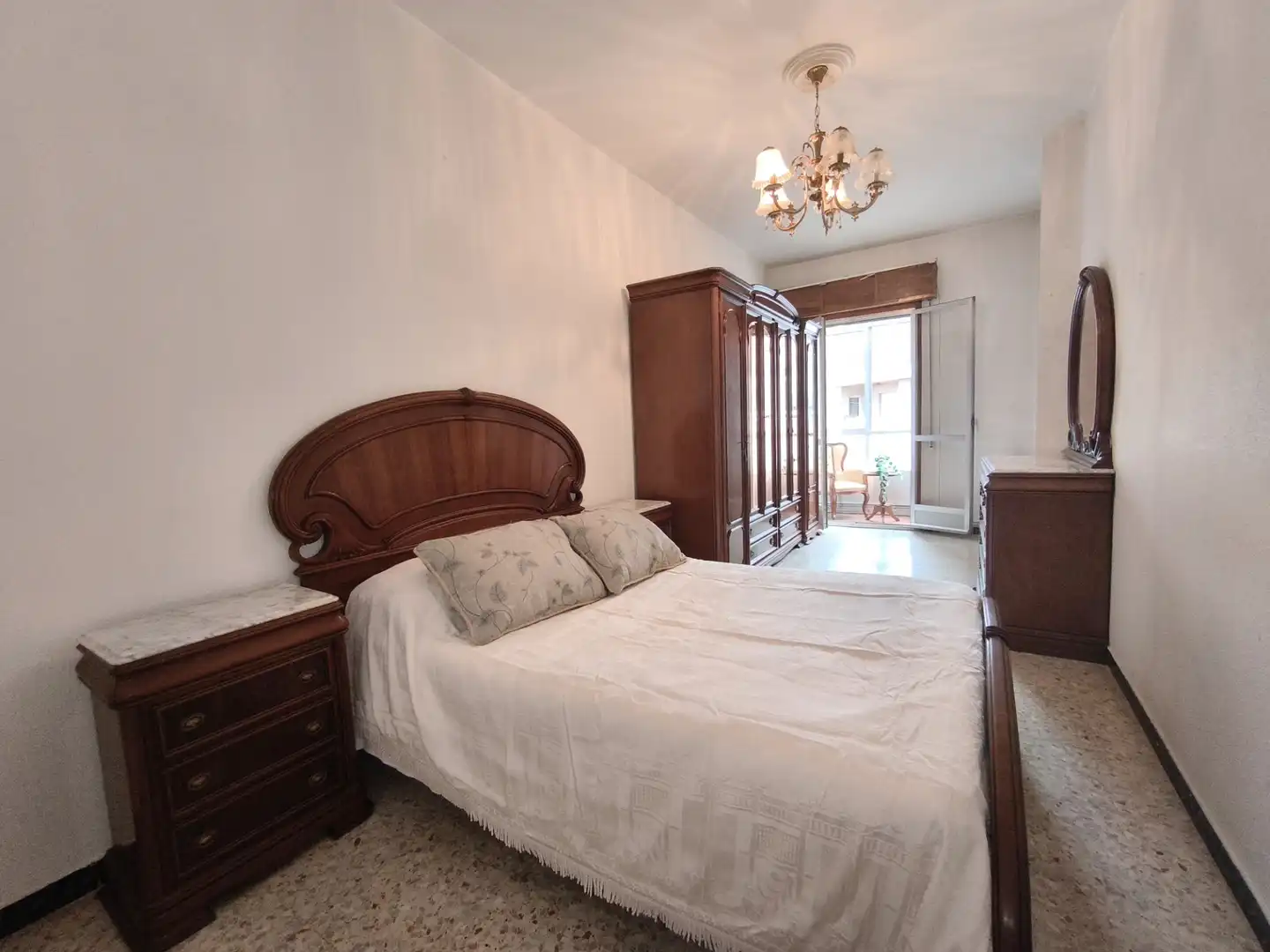 Bedroom of Flat for sale in Ourense Capital   with Heating, Storage room and Furnished