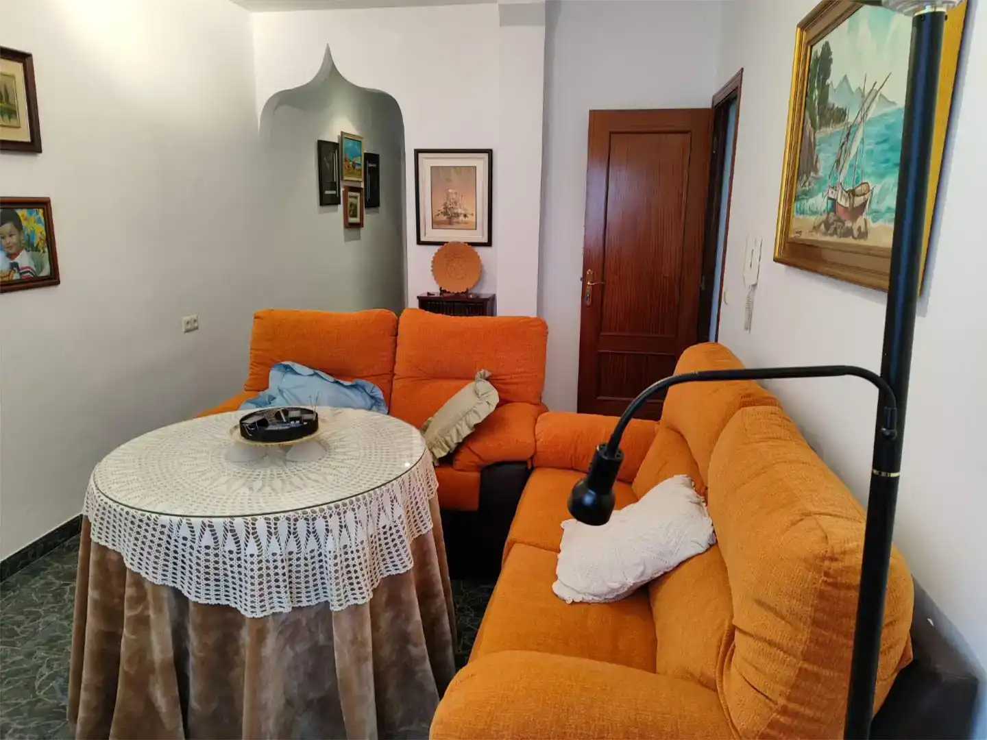 Sala de estar de Piso en venta en Ahigal con Balcón