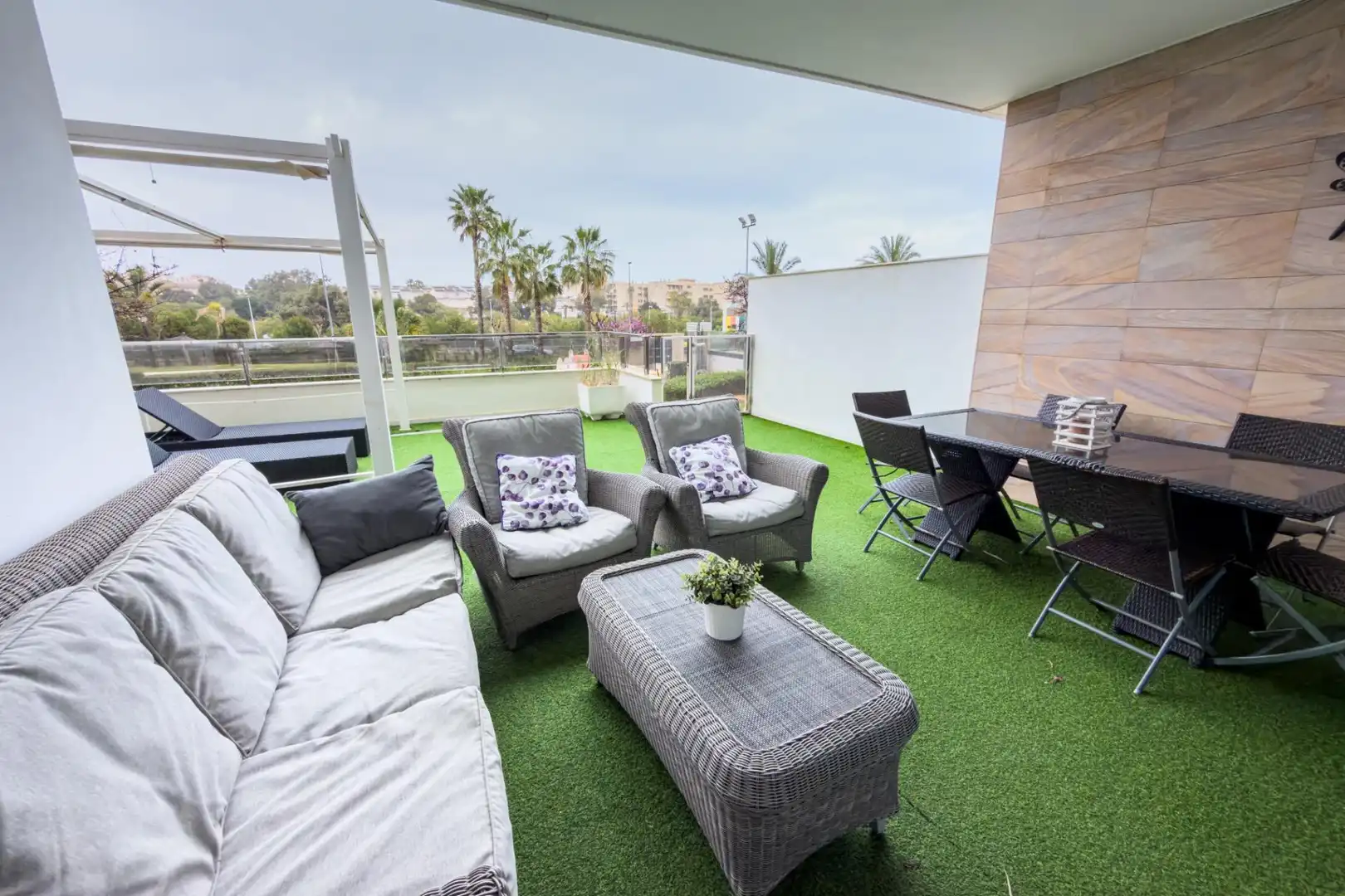 Terrace of Ground floor for sale in Pilar de la Horadada  with Air Conditioner, Heating and Private garden