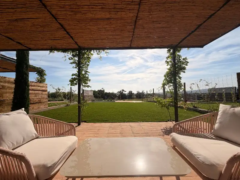 Terraza de Casa o chalet de alquiler en Cruïlles, Monells I Sant Sadurní de L'Heura con Aire acondicionado, Calefacción y Jardín privado