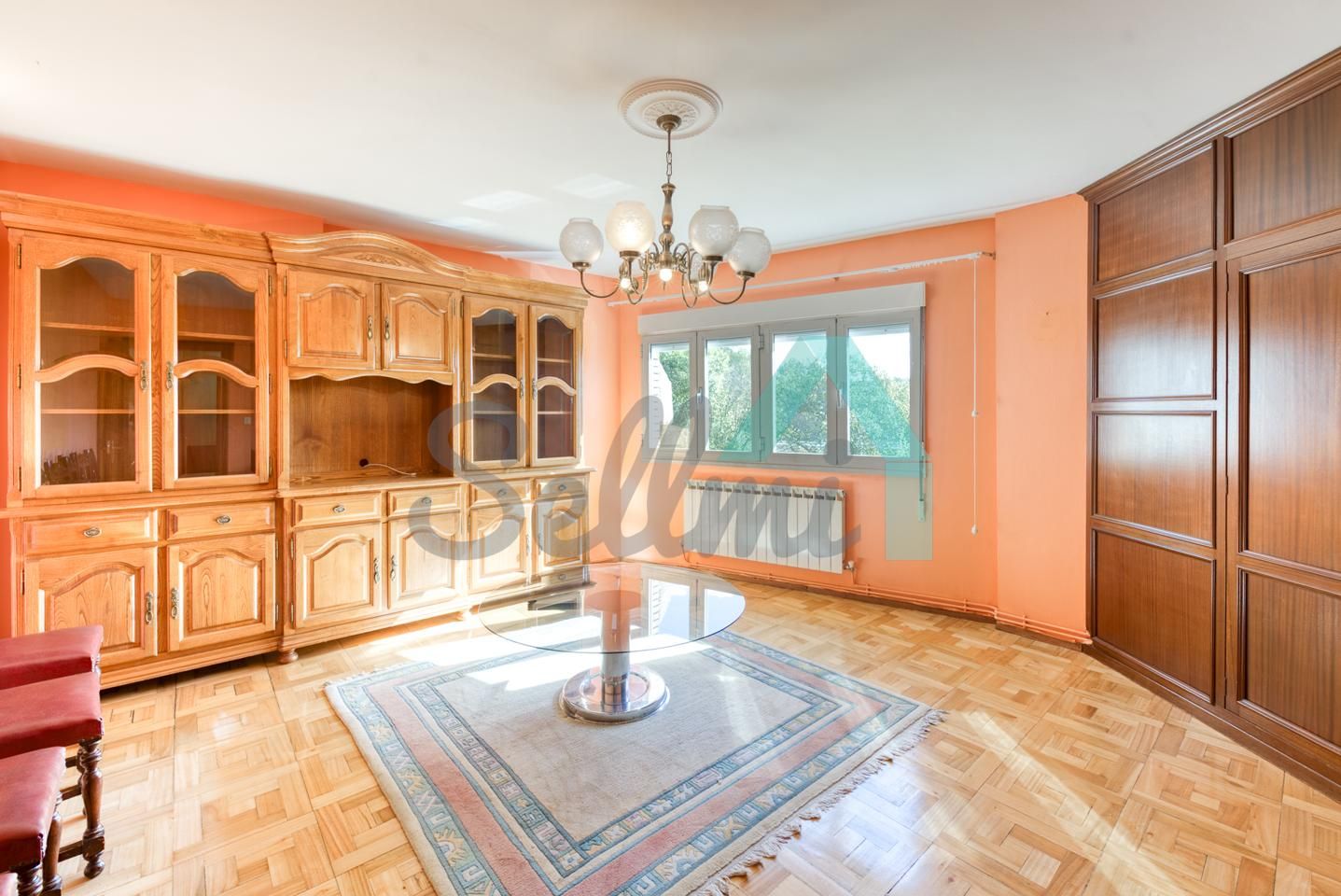 Dining room of Flat for sale in Oviedo   with Heating and Parquet flooring