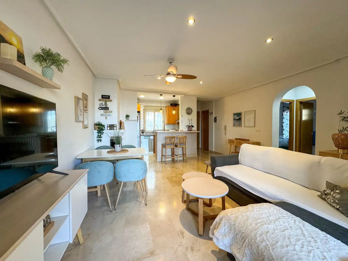 Exterior view of Detached homes for rent in Algorfa  with Air Conditioner, Heating and Private garden