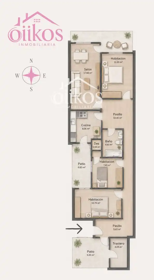 Piso en venta en Salamanca con Calefacción, Parquet y Balcón