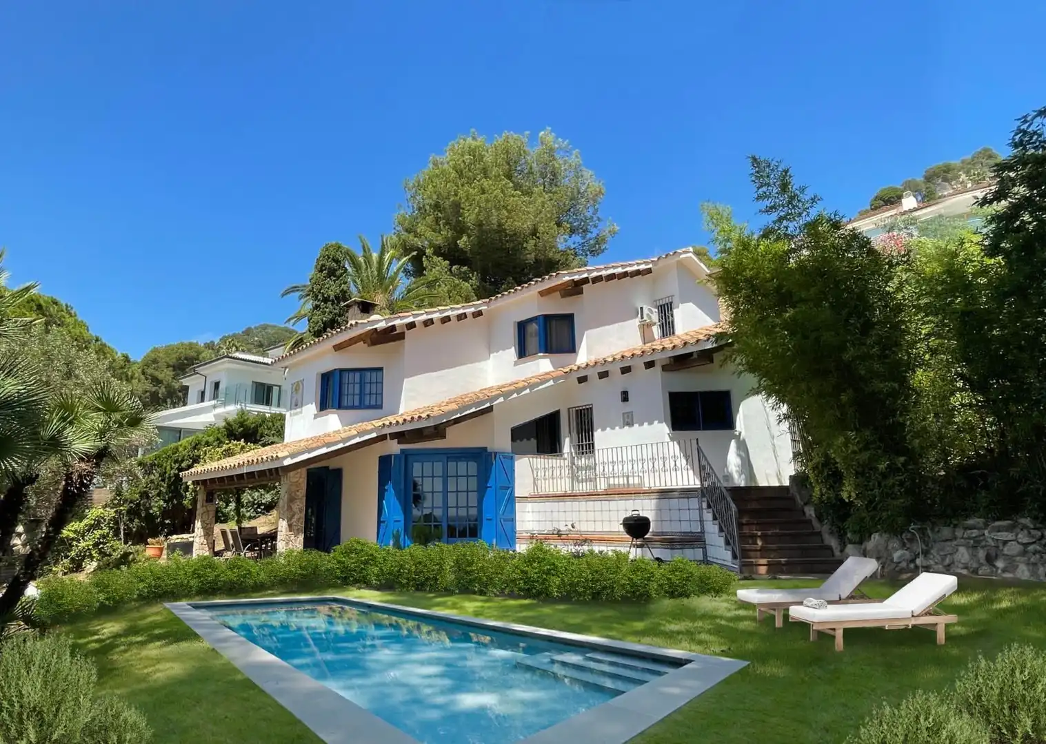 Exterior view of Houses for sale in Blanes  with Air Conditioner, Heating and Community pool