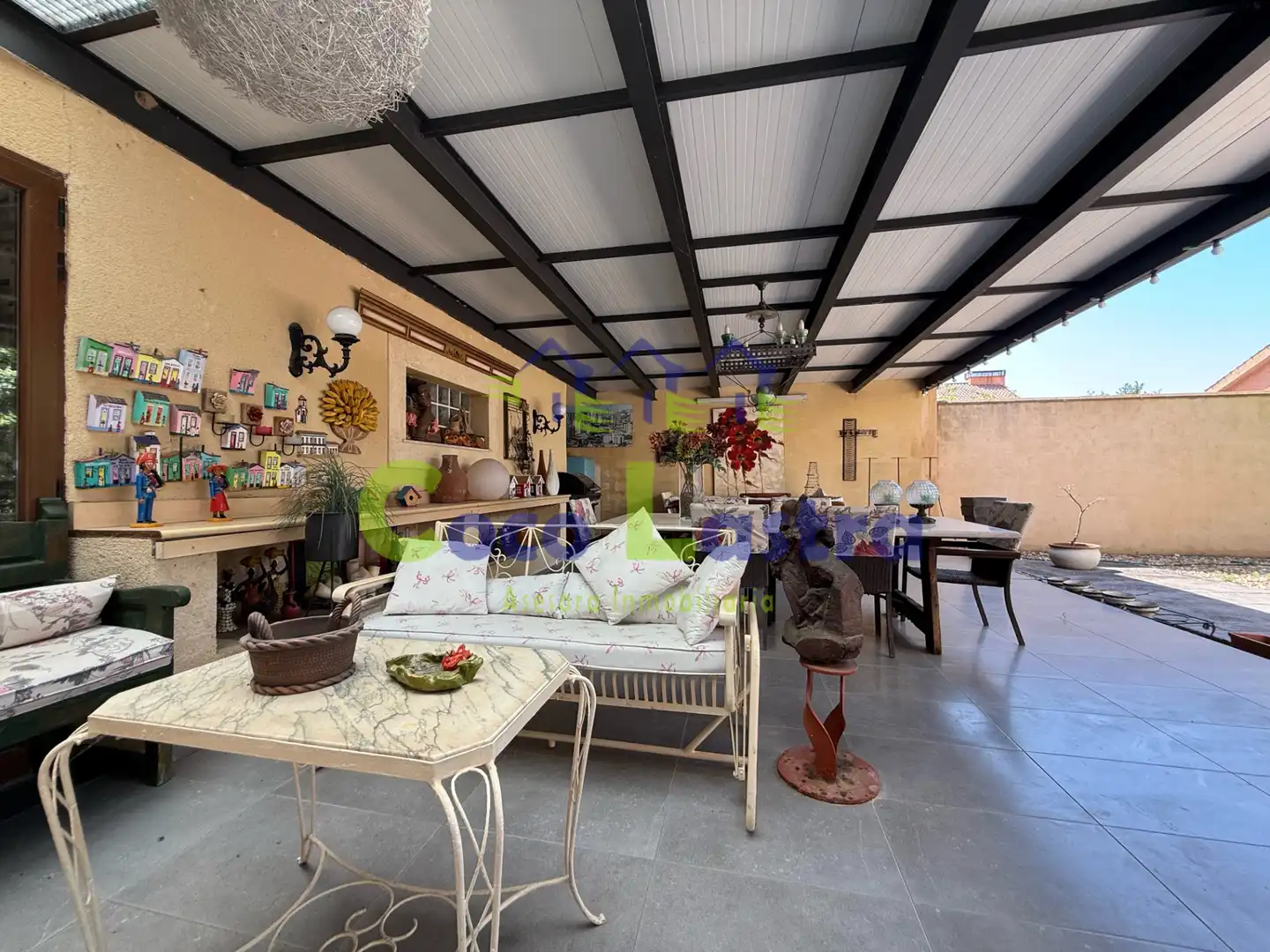 Terrace of Houses for sale in Monterrubio de Armuña  with Air Conditioner, Heating and Private garden