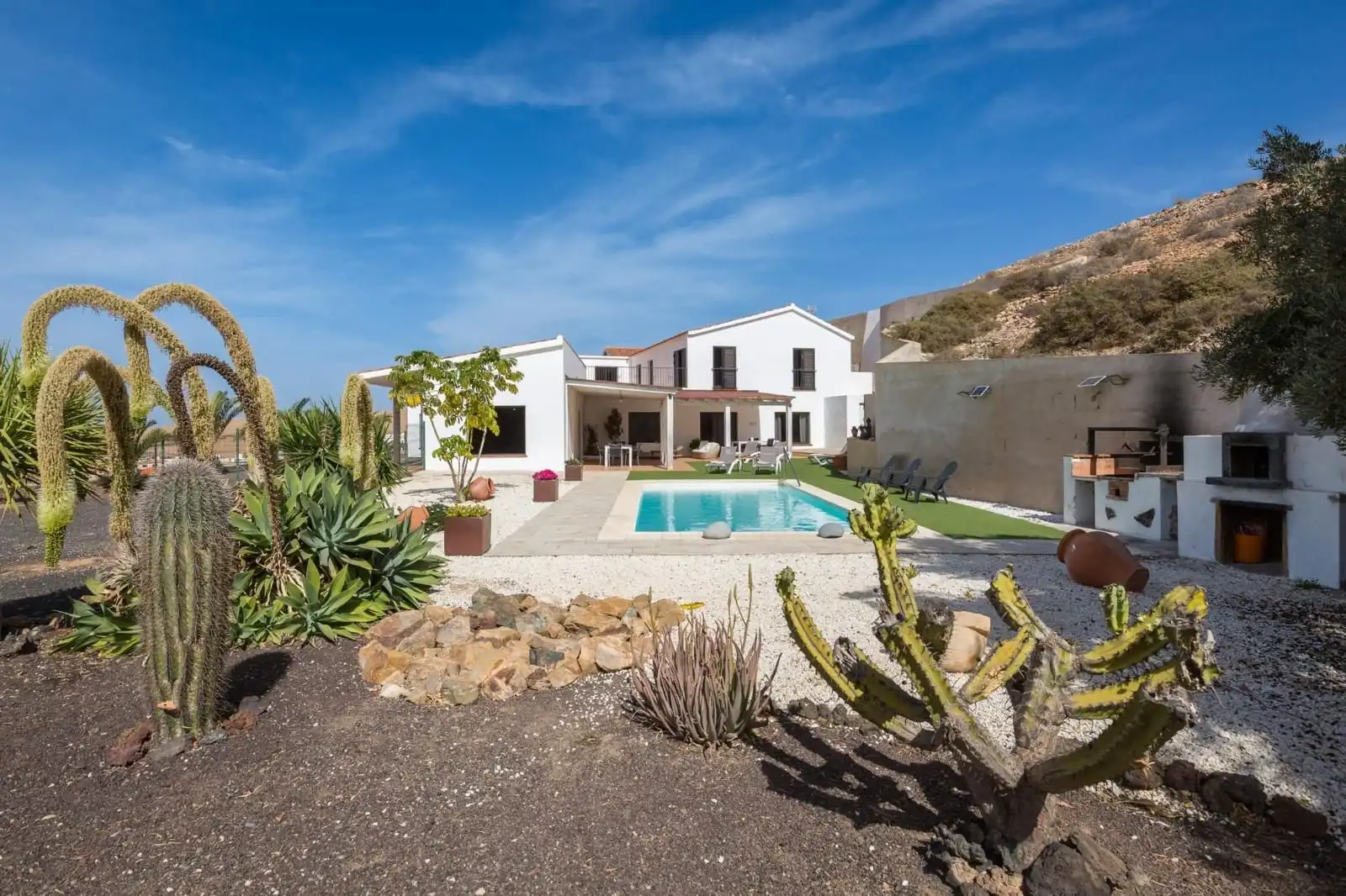 Exterior view of Houses for sale in Pájara  with Air Conditioner, Private garden and Swimming Pool
