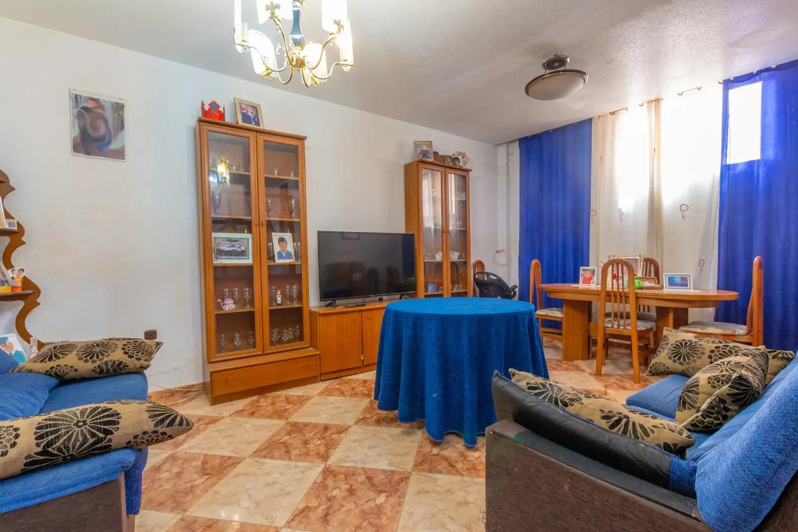 Sala d'estar de Planta baixa en venda en Águilas amb Aire condicionat, Terrassa i Moblat