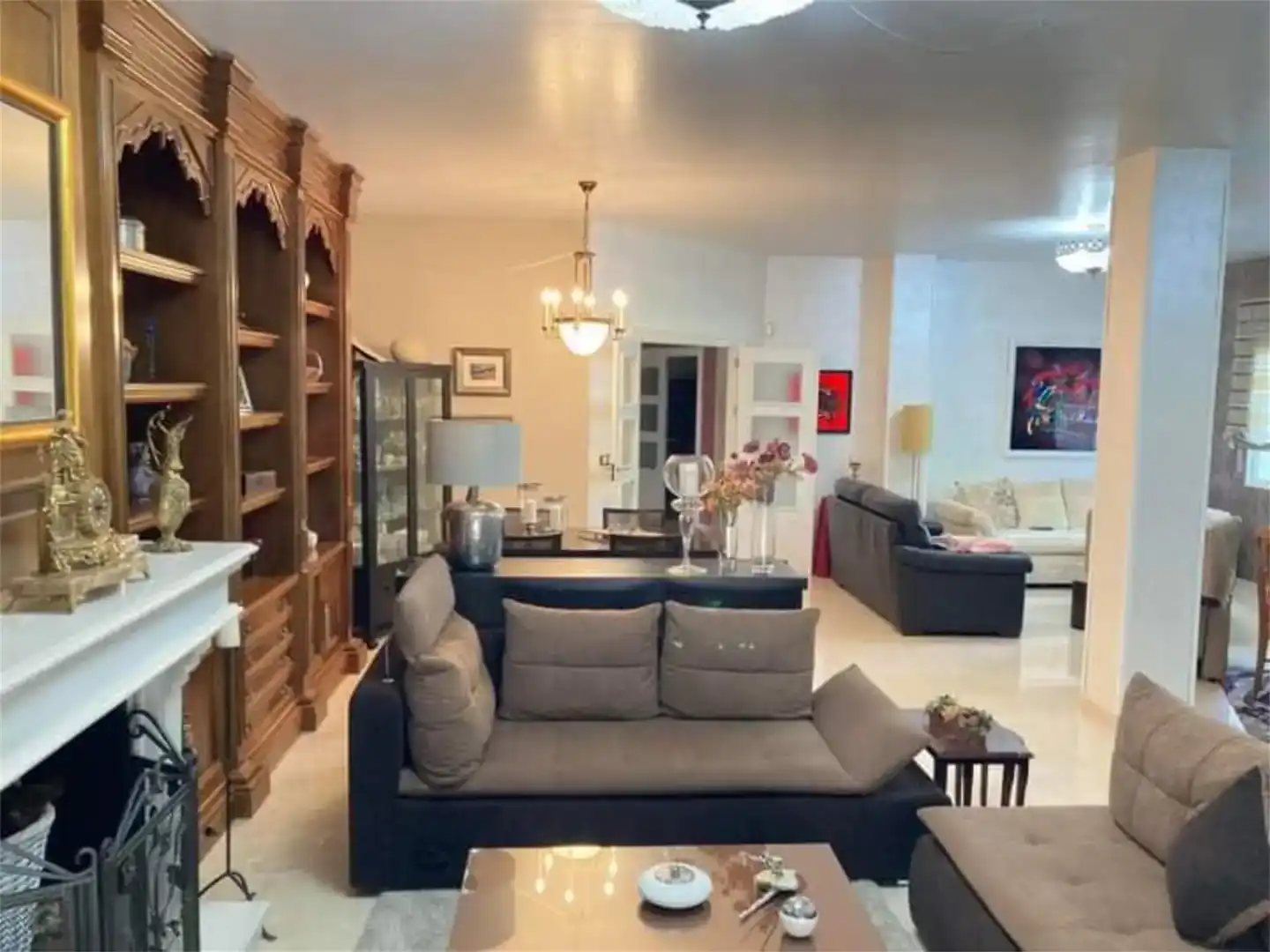 Sala de estar de Casa o chalet en venta en Cieza con Aire acondicionado, Piscina y Balcón