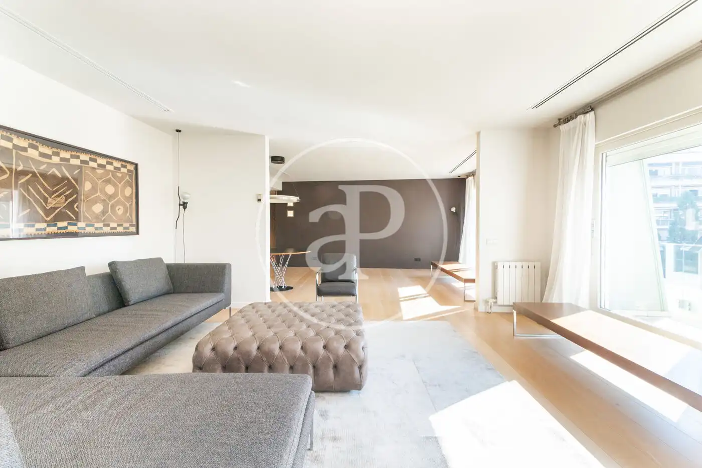 Living room of Flat for rent in Barcelona  with Air Conditioner, Heating and Terrace