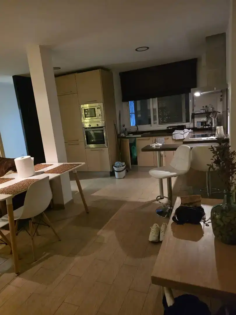 Cocina de Piso de alquiler en Estepona con Aire acondicionado, Amueblado y Balcón
