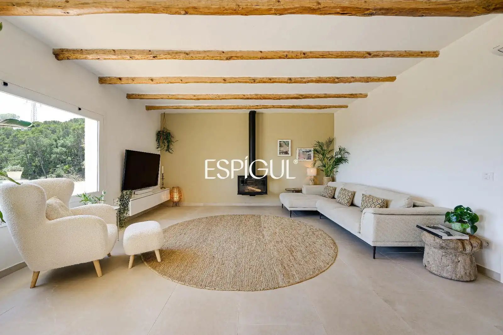 Sala d'estar de Casa o xalet en venda en Vall-llobrega amb Aire condicionat, Calefacció i Terrassa