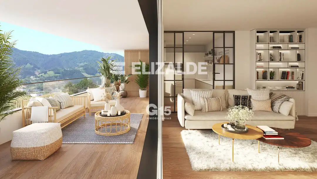 Living room of Flat for sale in Azkoitia  with Heating, Terrace and Storage room