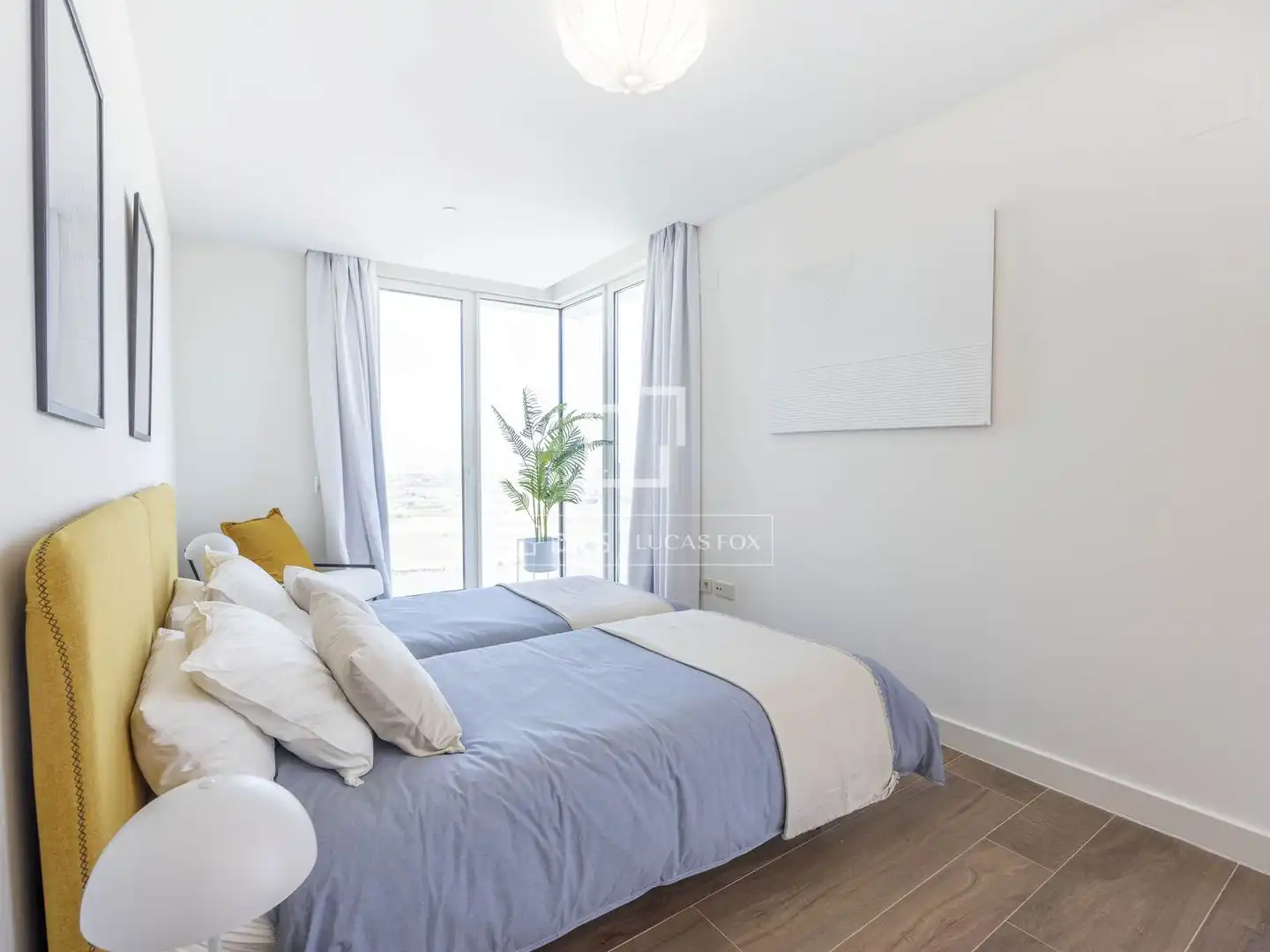 Schlafzimmer von Dachboden zum Verkauf in Valencia mit Klimaanlage, Heizung und Terrasse