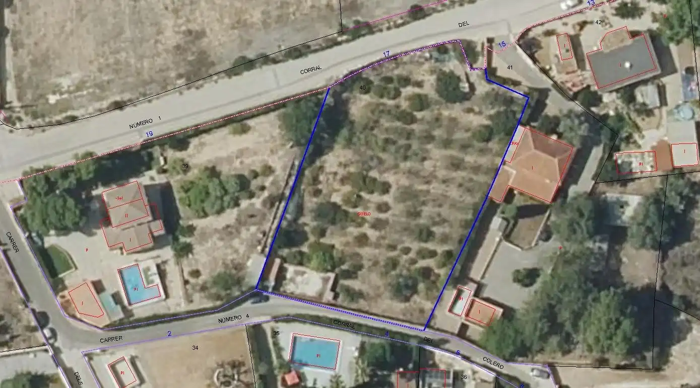 Residential land for sale in Partida Corral del Colero 17, imagen 3