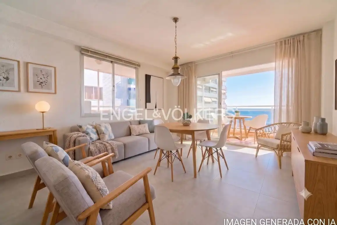 Sala d'estar de Apartament en venda en Finestrat amb Terrassa