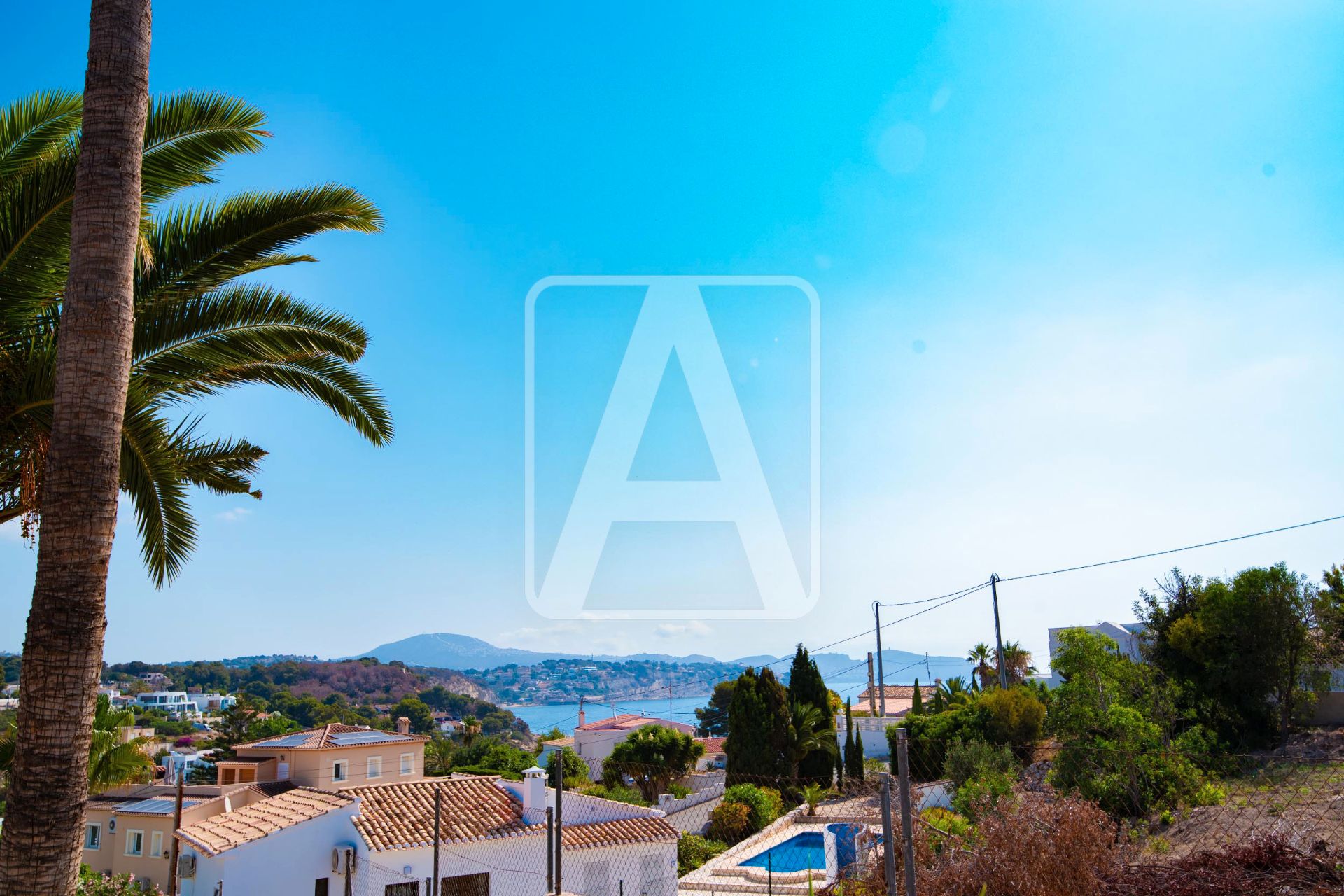 Vista exterior de Casa o xalet en venda en Benissa amb Aire condicionat, Jardí privat i Terrassa