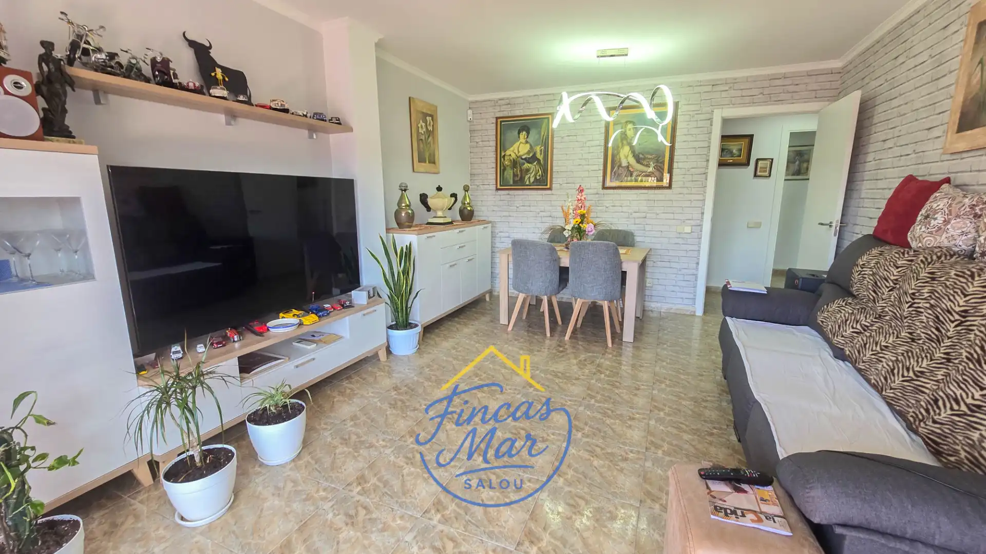 Living room of Flat for sale in Tarragona  with Air Conditioner, Terrace and Storage room