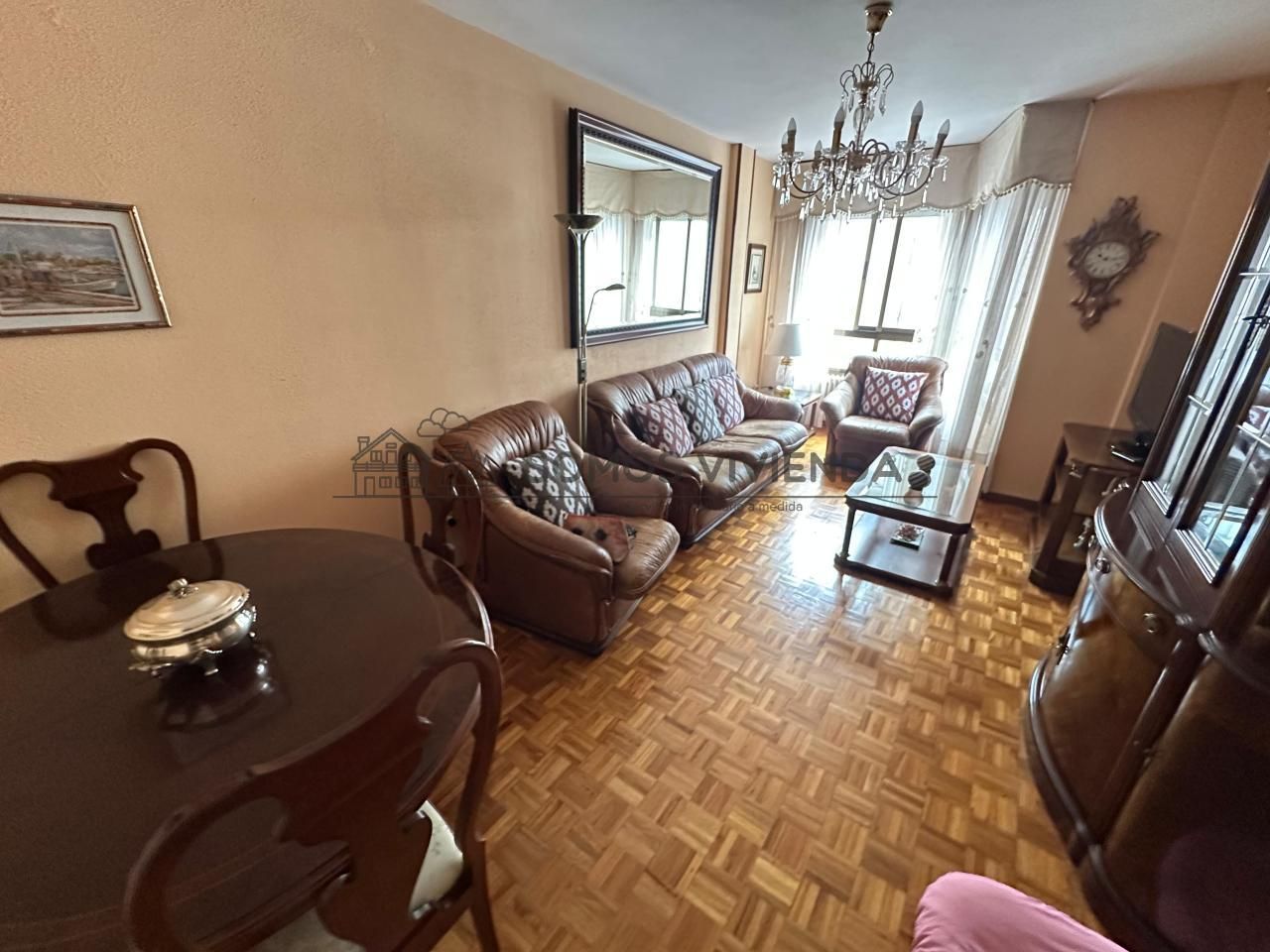 Living room of Flat for sale in Ourense Capital   with Heating, Storage room and Furnished