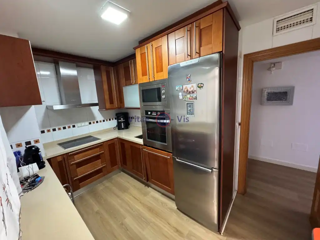 Cocina de Piso en venta en Lorca con Amueblado, Balcón y Piscina comunitaria