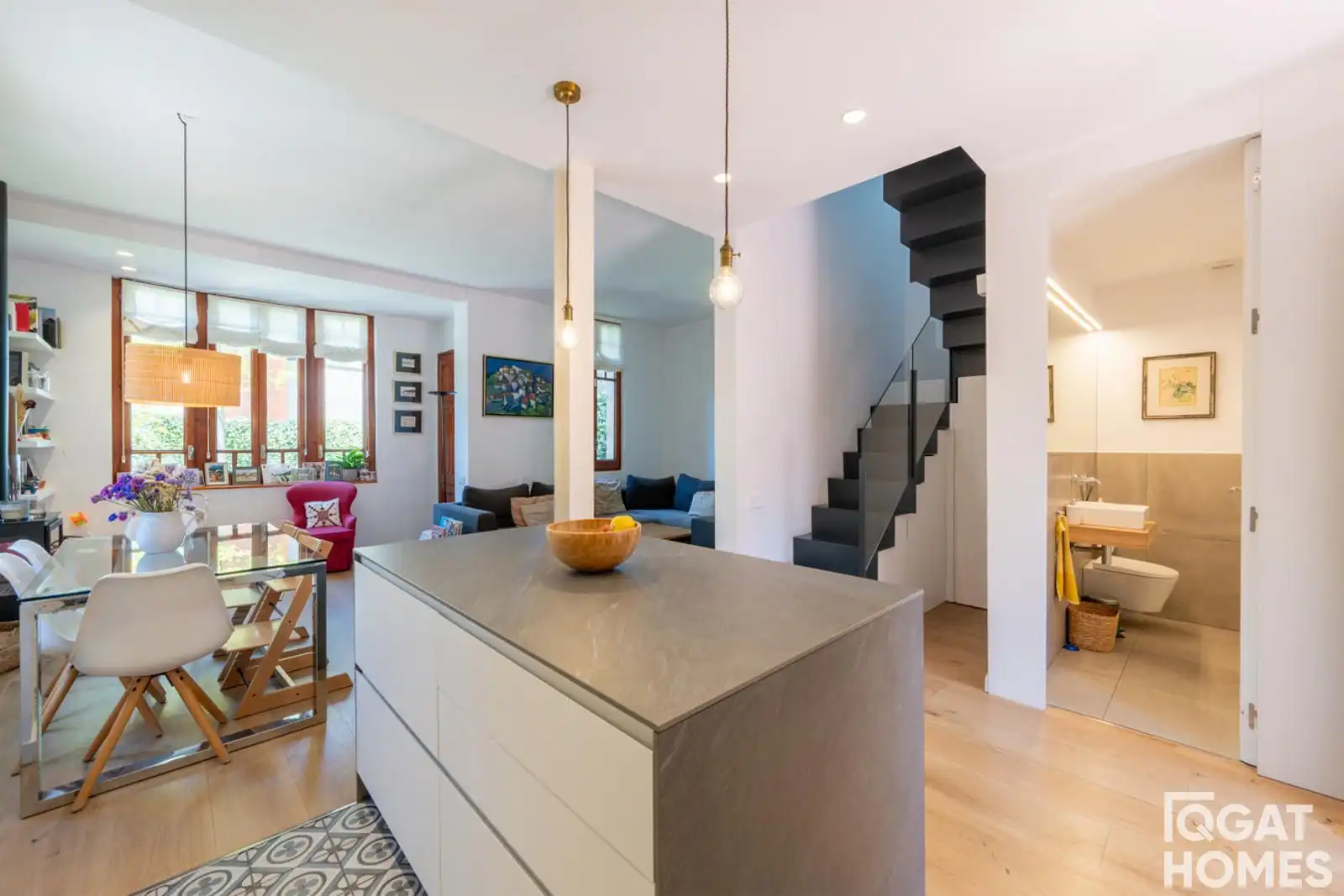 Kitchen of Detached homes for sale in Sant Cugat del Vallès  with Air Conditioner, Heating and Terrace