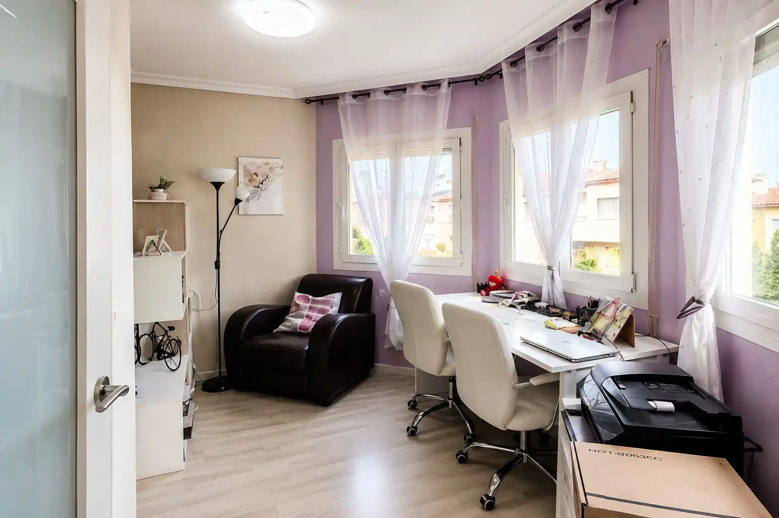 Sala de estar de Casa o chalet en venta en San Pedro del Pinatar con Aire acondicionado, Calefacción y Parquet