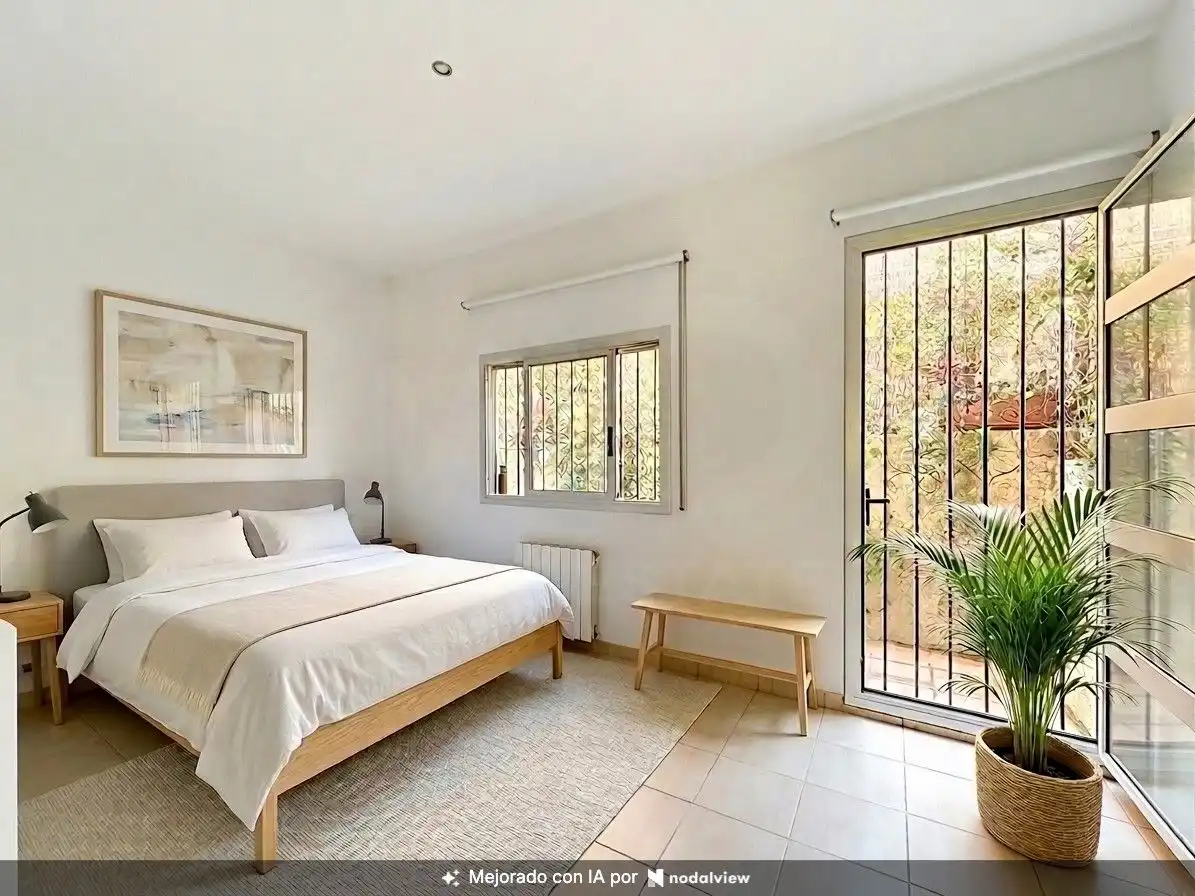 Bedroom of Flat for sale in Alella  with Air Conditioner, Heating and Terrace