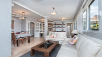Living room of Attic for sale in  Madrid Capital  with Air Conditioner, Private garden and Terrace